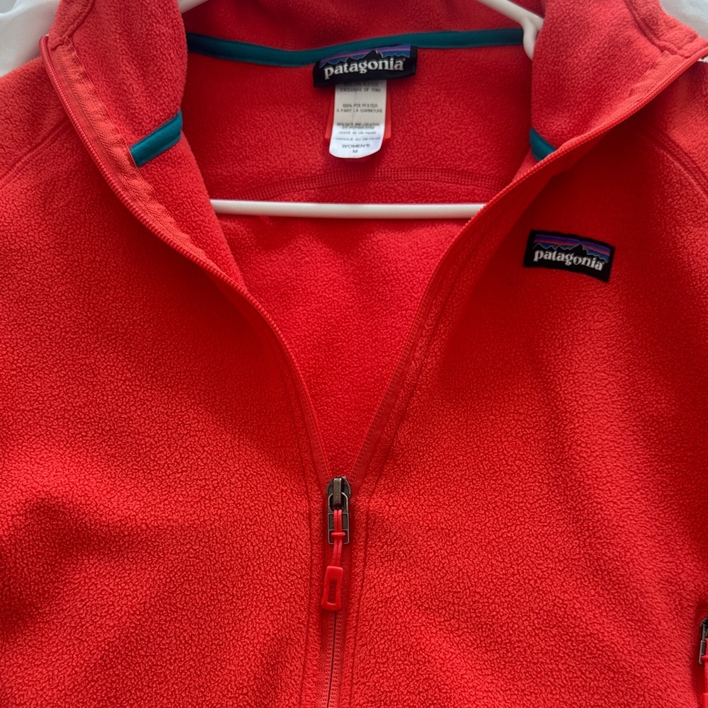 Patagonia Bright Salmon Full Zip Fleece